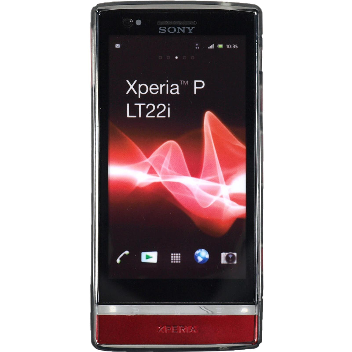 Case für Sony Xperia P - grau Silikon Hülle S-Style – Ansicht 2
