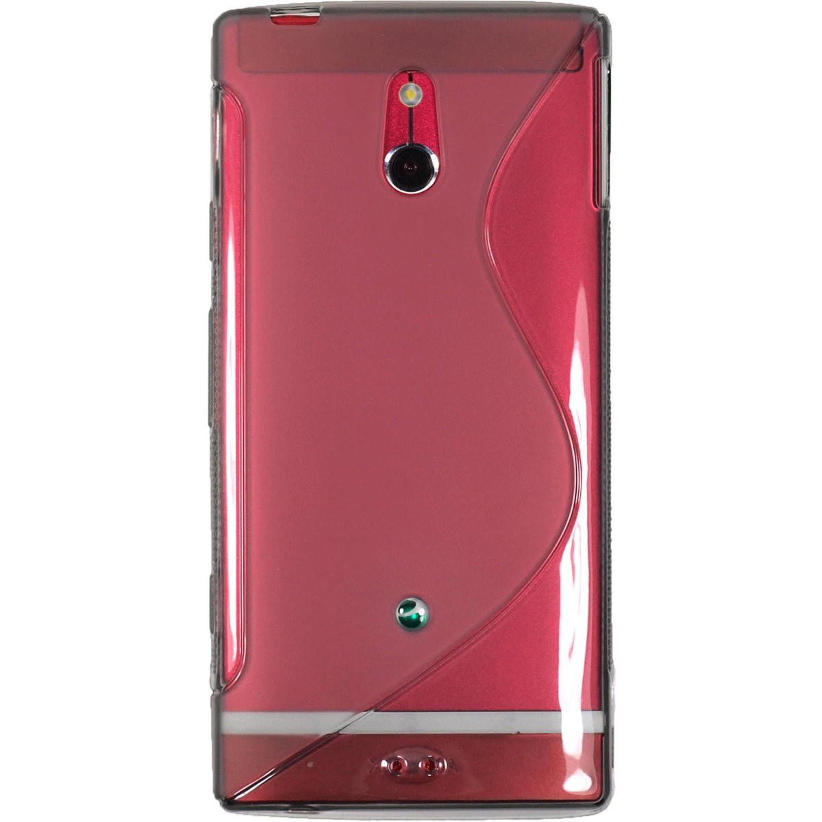 Case für Sony Xperia P - grau Silikon Hülle S-Style – Ansicht 3