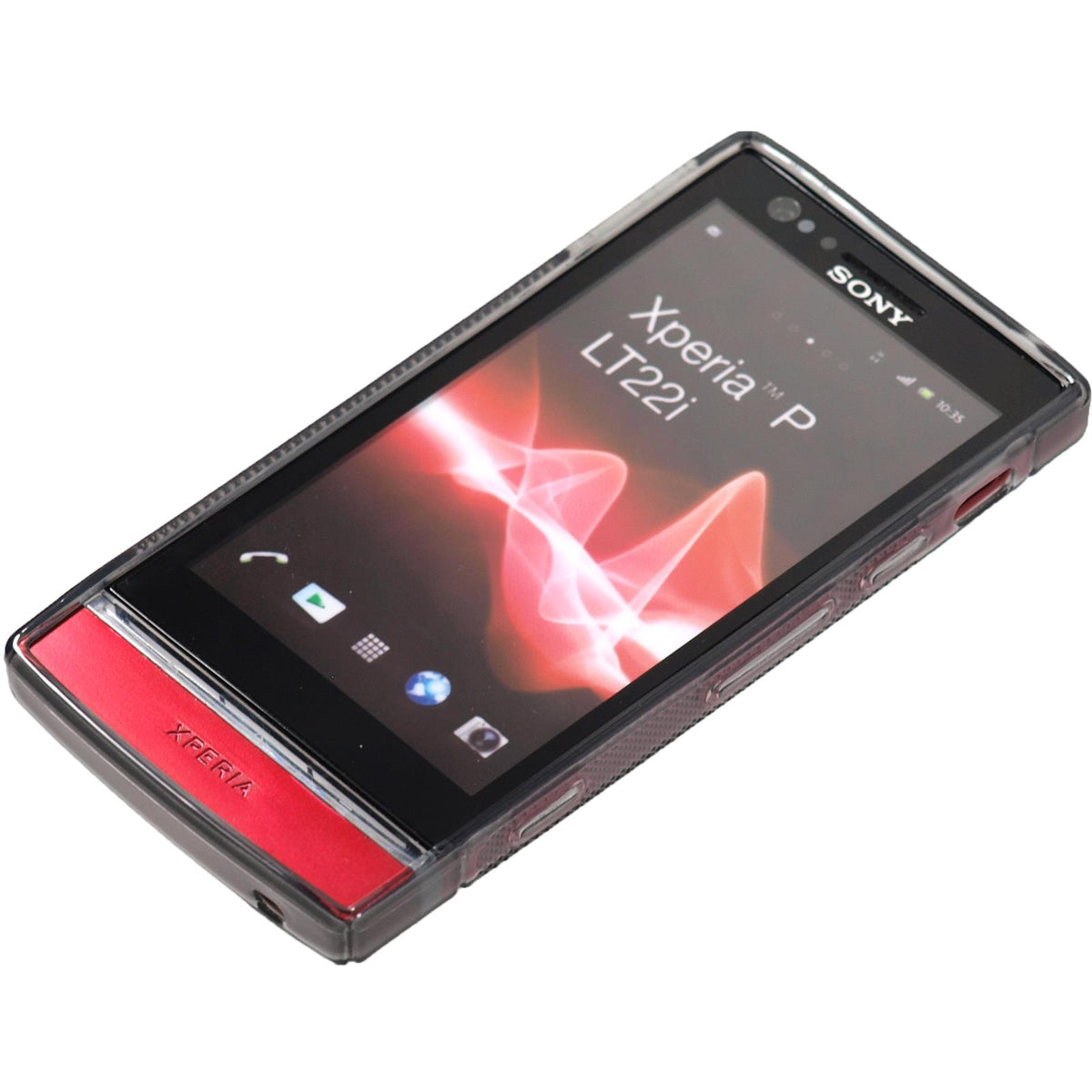 Case für Sony Xperia P - grau Silikon Hülle S-Style – Ansicht 4