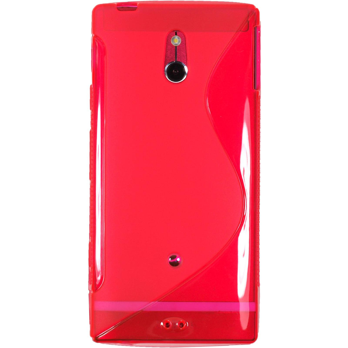 Case für Sony Xperia P - pink Silikon Hülle S-Style – Ansicht 3