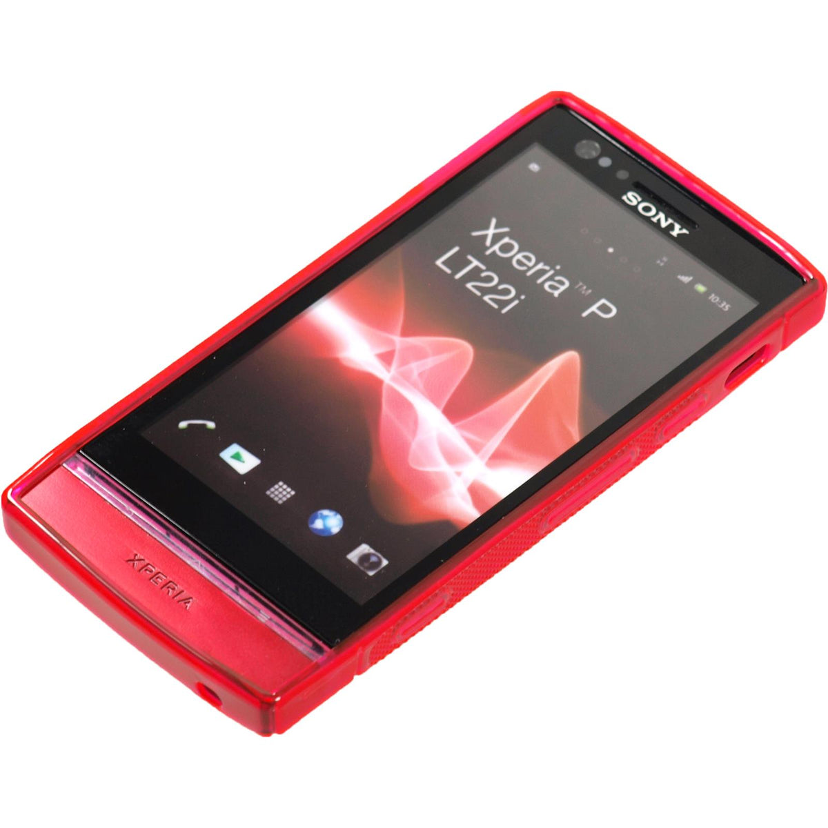 Case für Sony Xperia P - pink Silikon Hülle S-Style – Ansicht 4