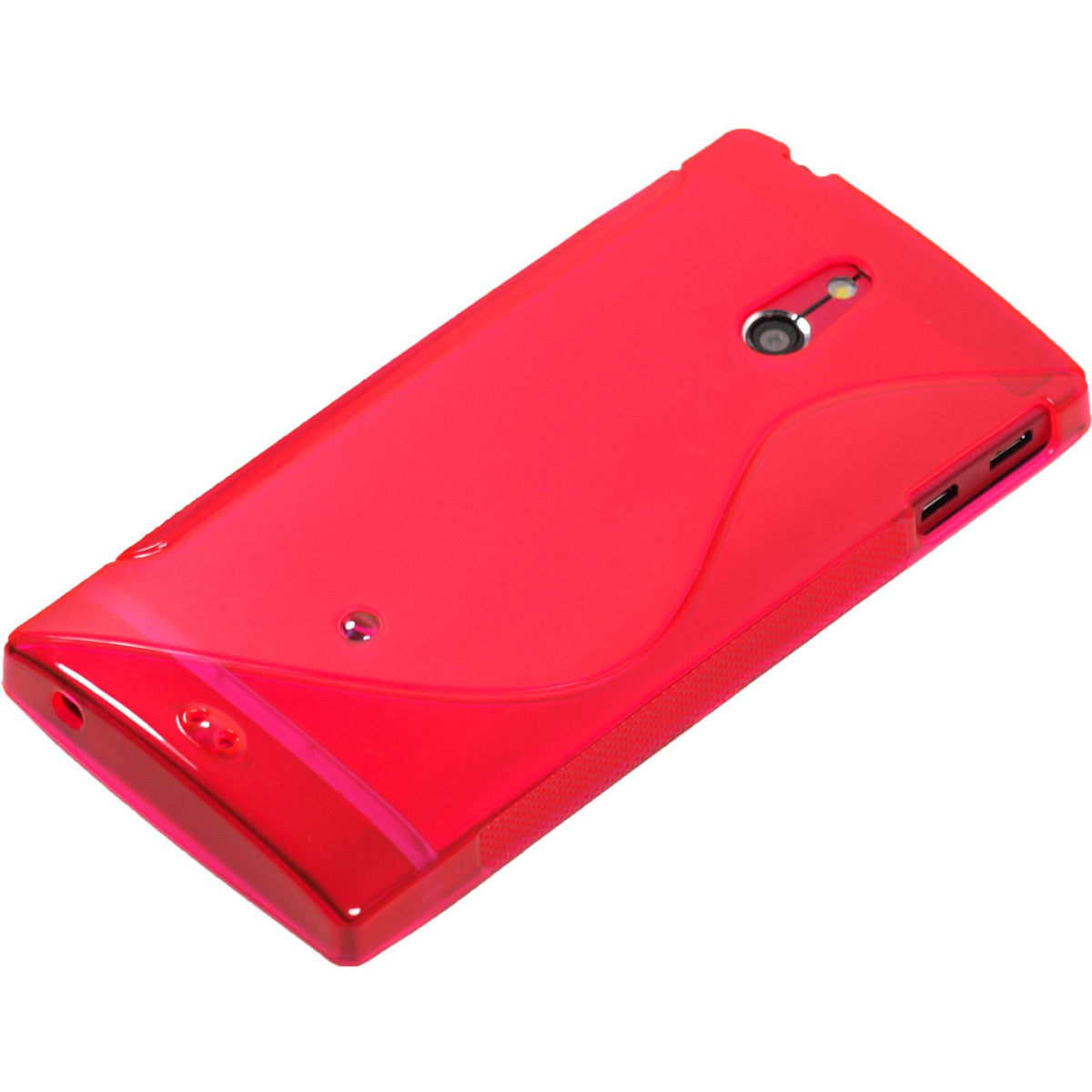 Case für Sony Xperia P - pink Silikon Hülle S-Style – Ansicht 5