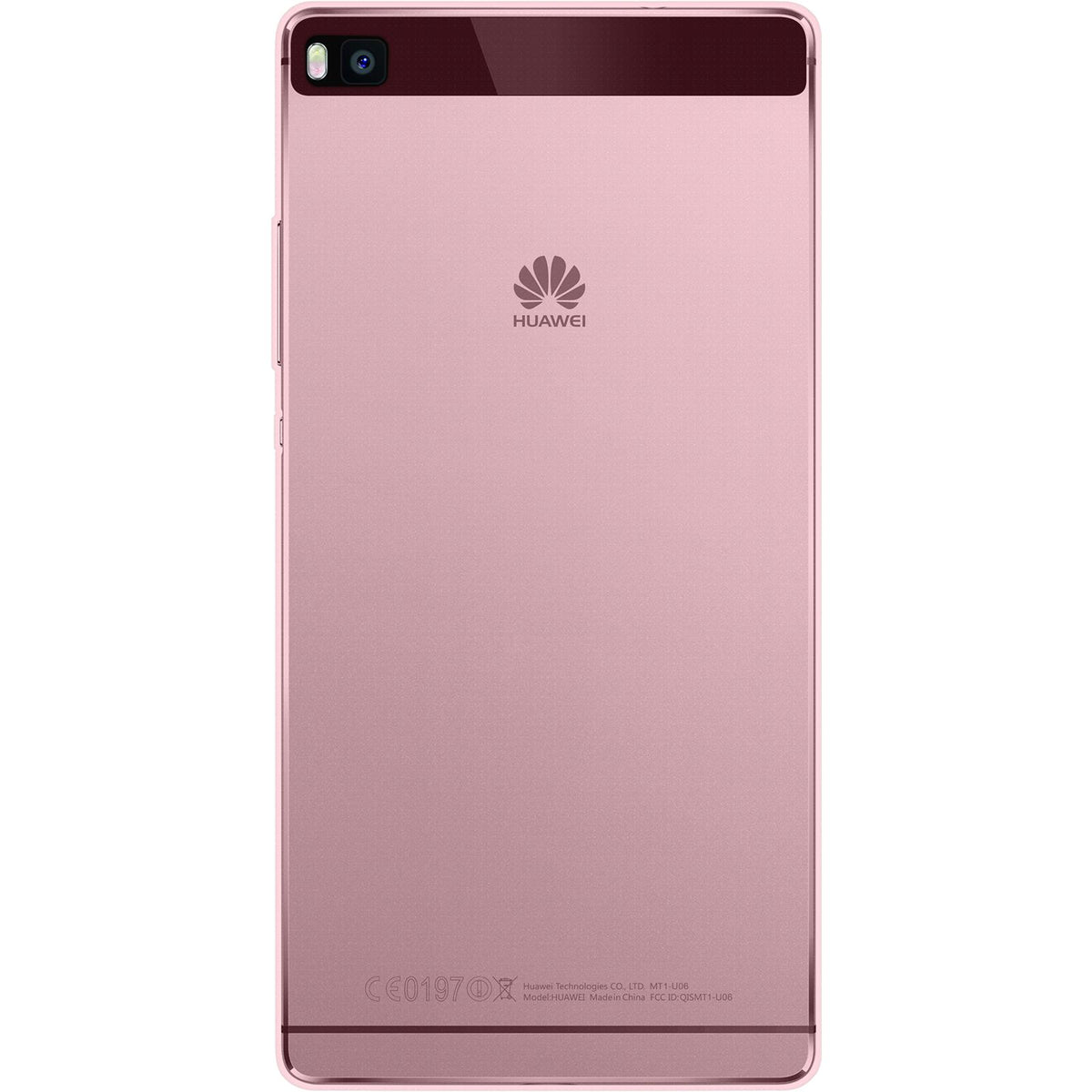 Case für Huawei P8 - rosa Silikon Hülle 360° Fullbody – Ansicht 3