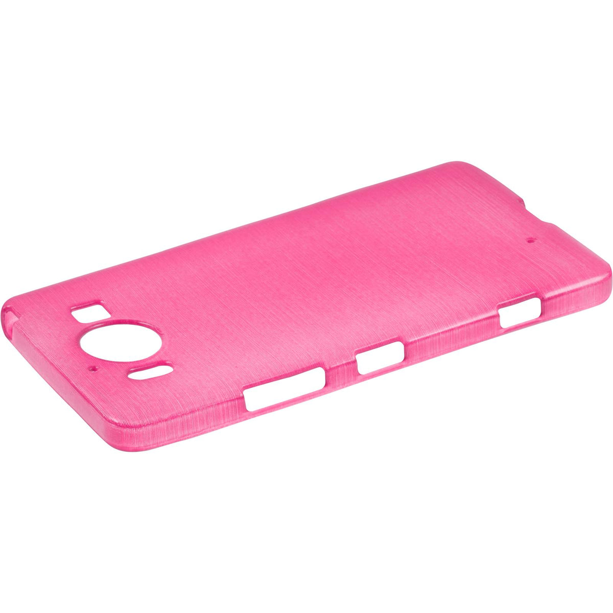Case für Microsoft Lumia 950 - pink Silikon Hülle brushed – Ansicht 5
