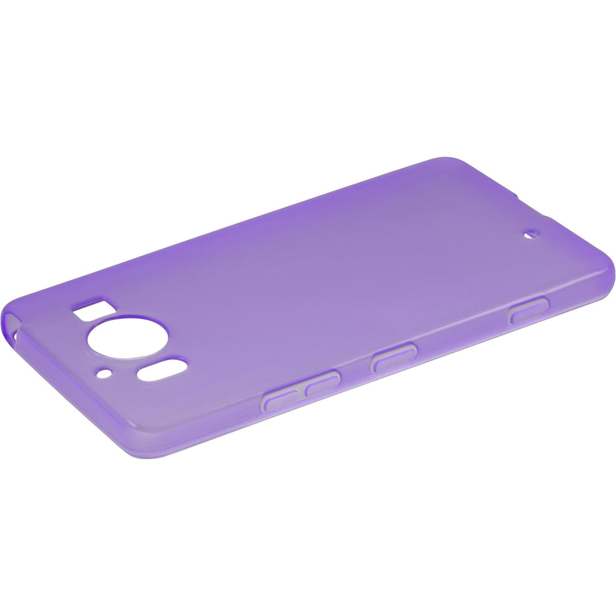 Case für Microsoft Lumia 950 - lila Silikon Hülle transparent – Ansicht 5