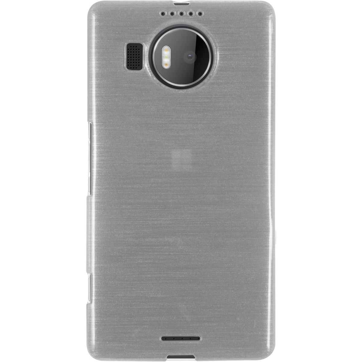 Case für Microsoft Lumia 950 XL - weiß Silikon Hülle brushed – Ansicht 3