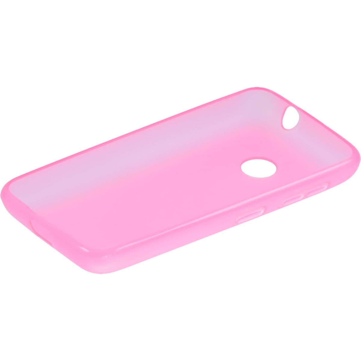 Case für Nokia Lumia 530 - rosa Silikon Hülle transparent – Ansicht 4