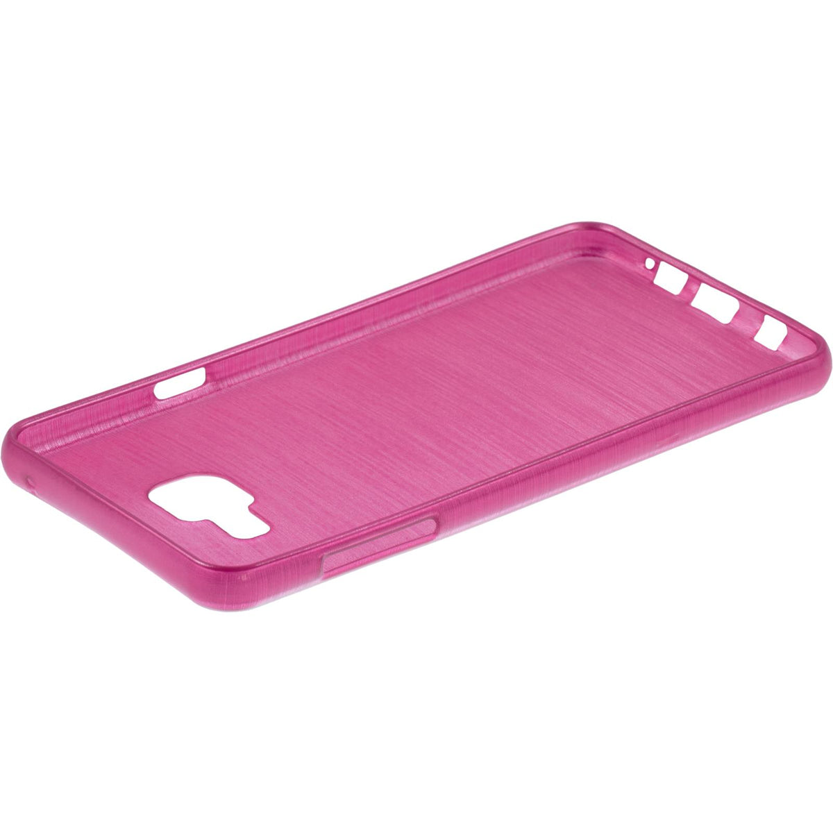 Case für Samsung Galaxy A7 (2016) A710 - pink Silikon Hülle brushed – Ansicht 4