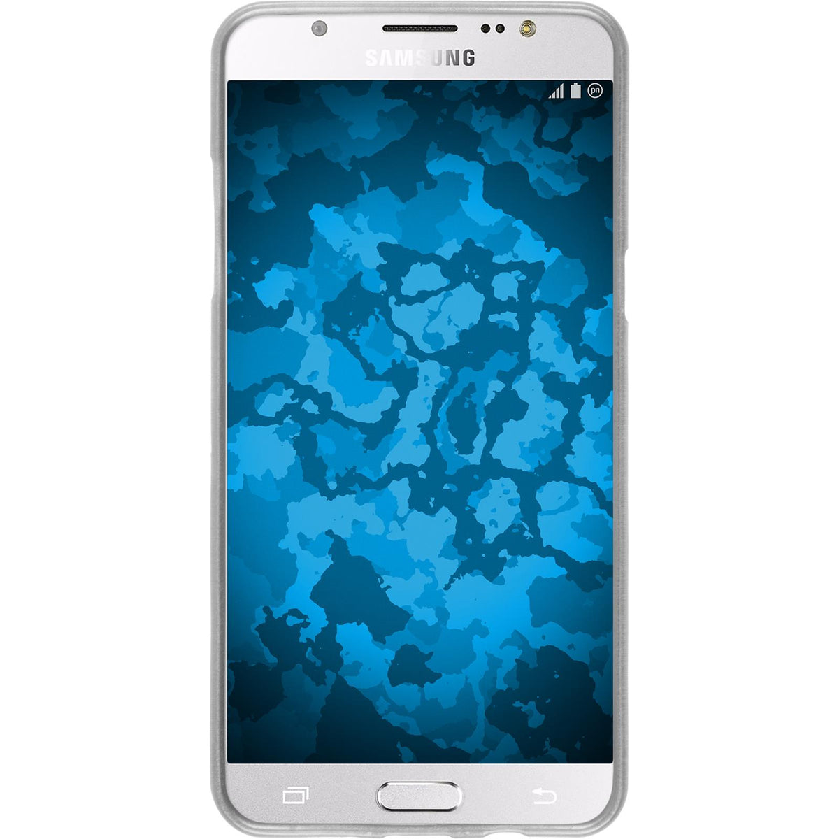 Case für Samsung Galaxy J5 (2016) J510 - weiß Silikon Hülle brushed – Ansicht 2