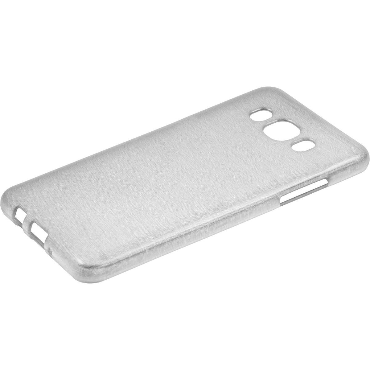 Case für Samsung Galaxy J5 (2016) J510 - weiß Silikon Hülle brushed – Ansicht 5