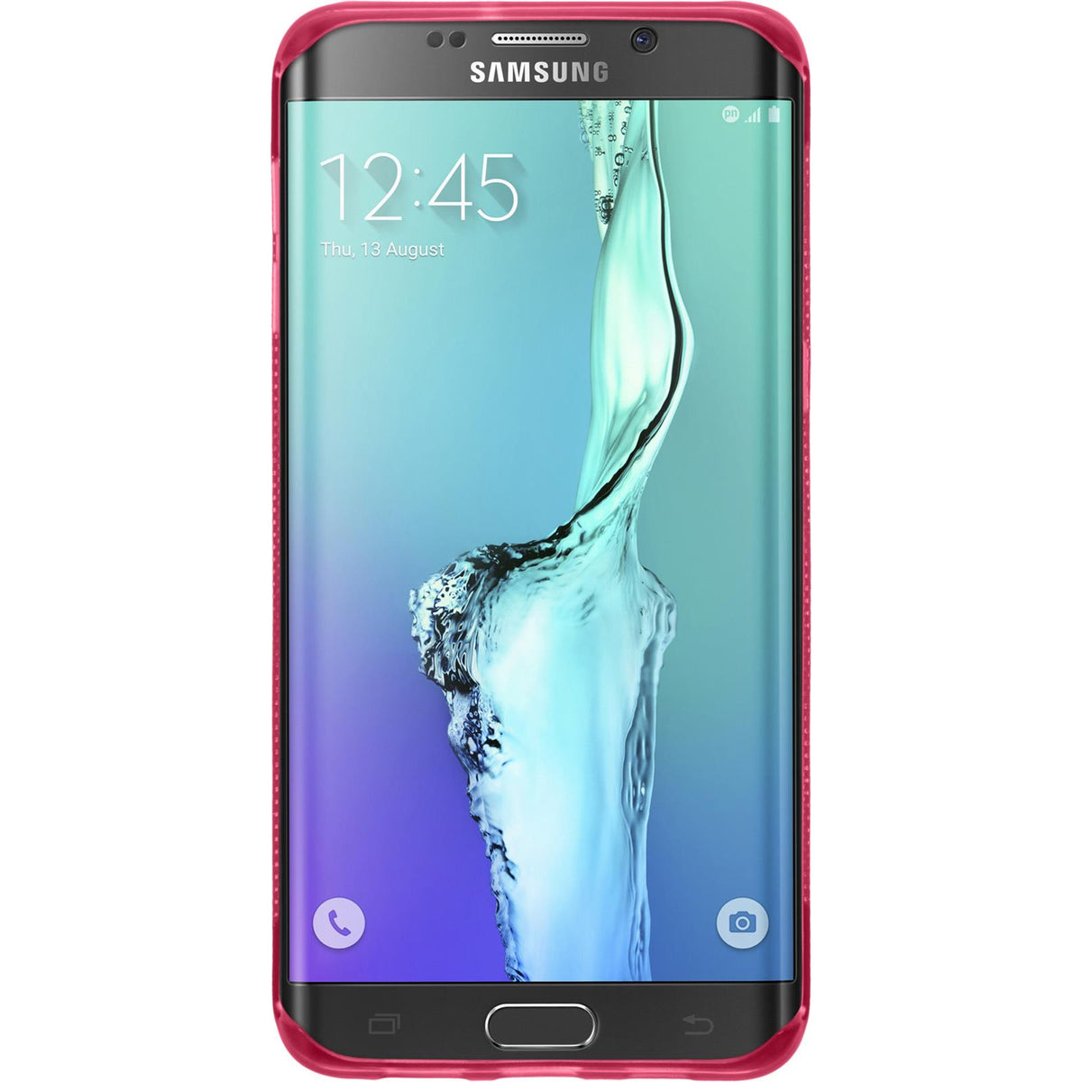 Case für Samsung Galaxy S6 Edge Plus - pink Silikon Hülle X-Style – Ansicht 2