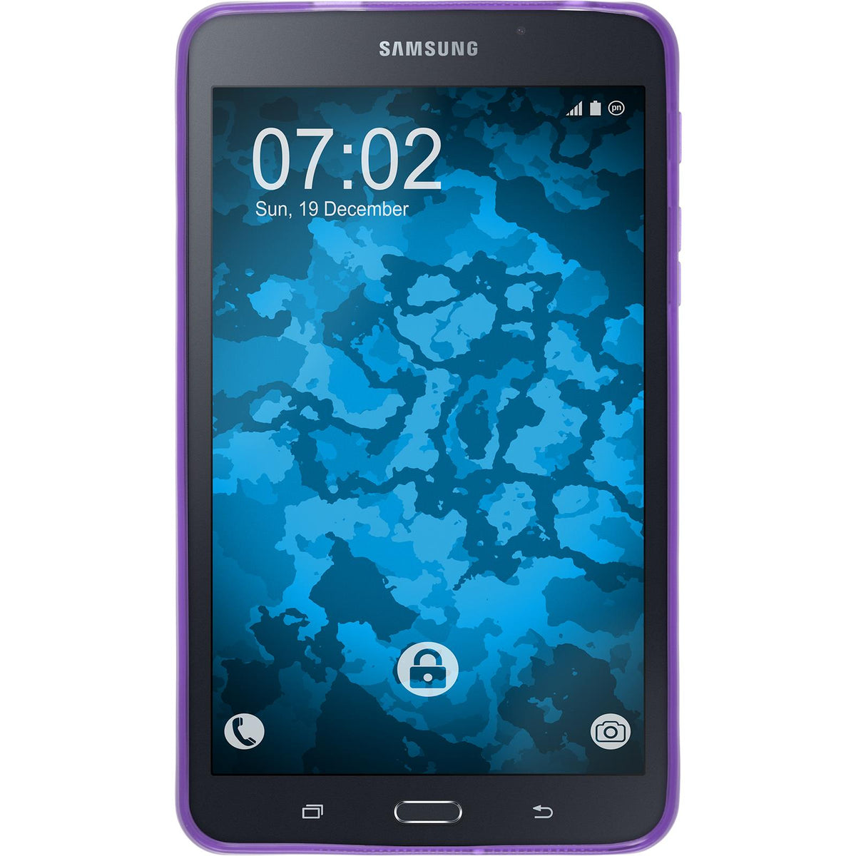 Case für Samsung Galaxy Tab A 7.0 2016 (T280) - lila Silikon Hülle X-Style – Ansicht 2
