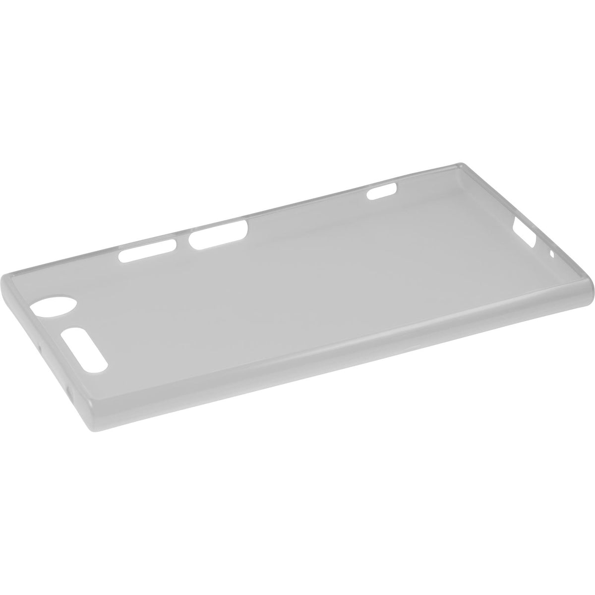 Case für Sony Xperia XZ1 - weiß Silikon Hülle matt – Ansicht 4