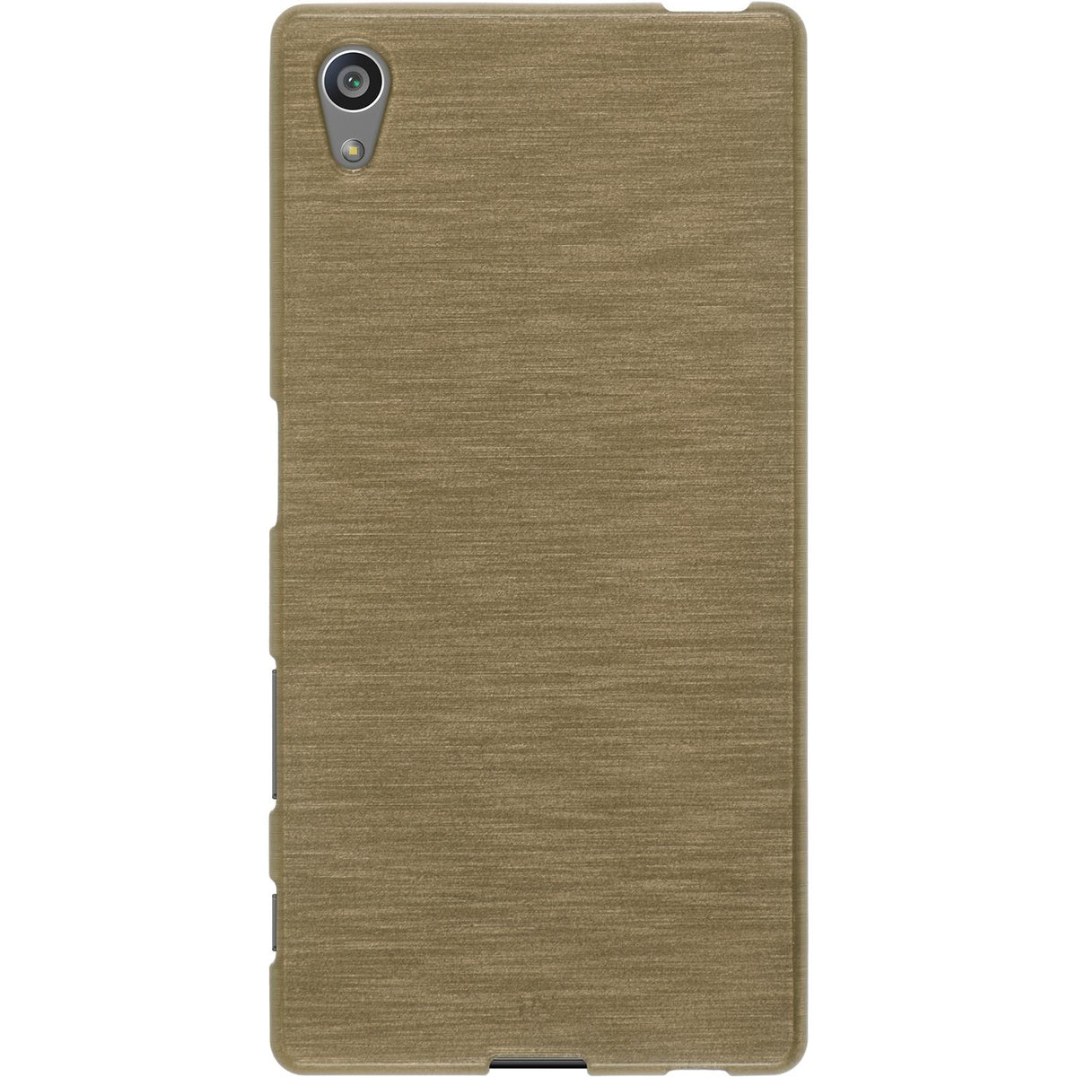 Case für Sony Xperia Z5 - gold Silikon Hülle brushed – Ansicht 3