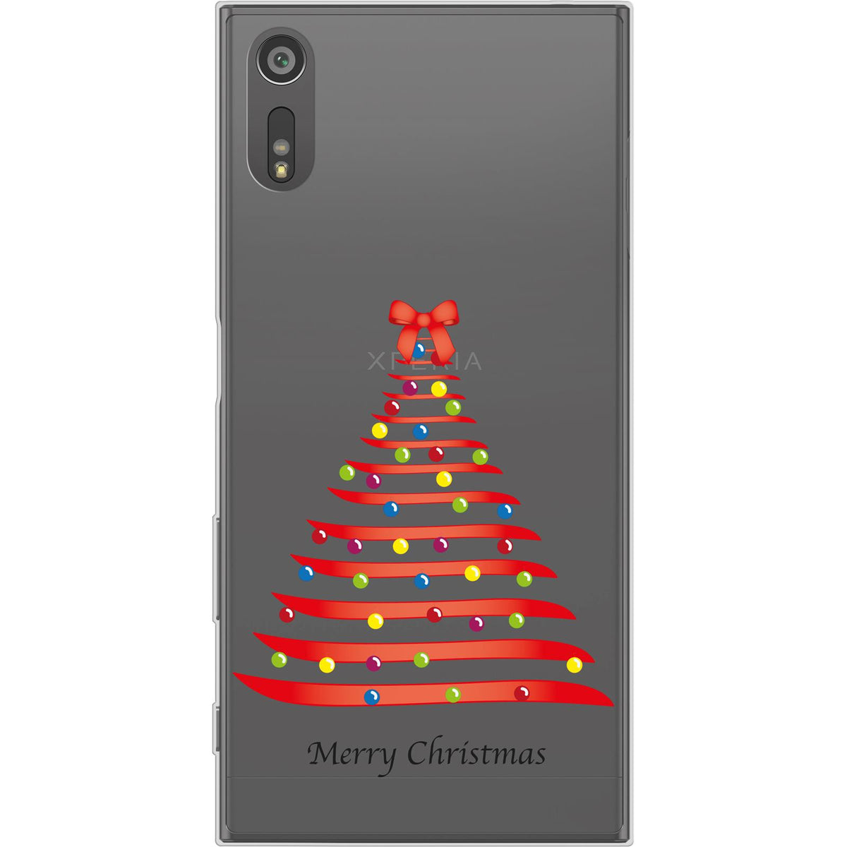 Case für Sony Xperia XZs Silikon-Hülle X Mas Weihnachten Weihnachtsbaum M1 – Ansicht 2
