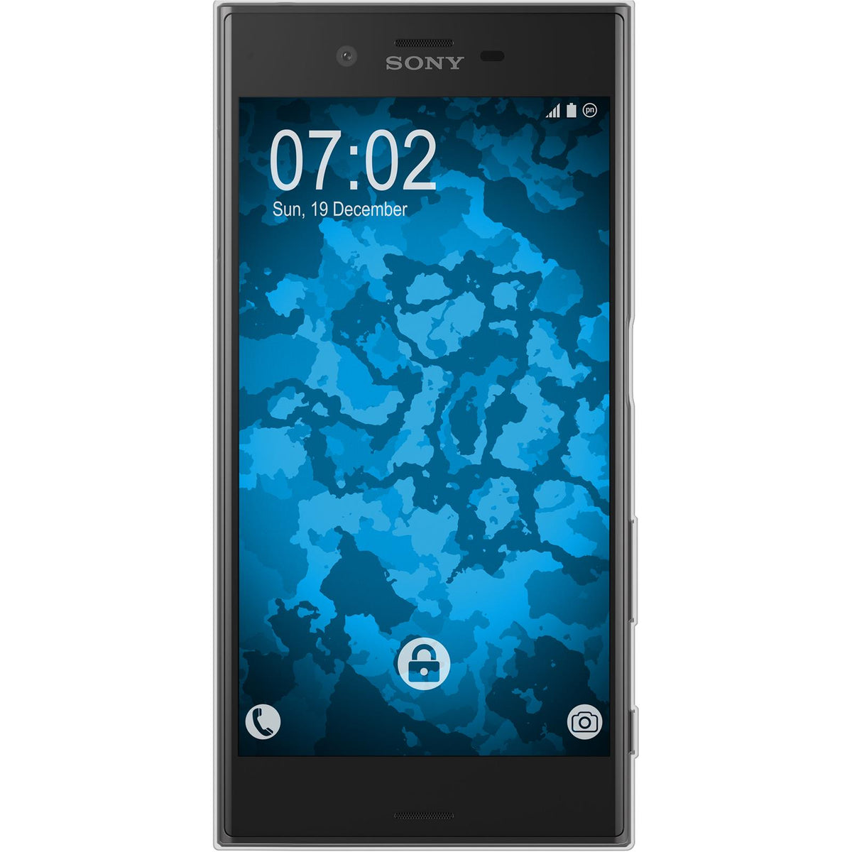 Case für Sony Xperia XZs Silikon-Hülle Retro Wave Delphin M1 – Ansicht 3