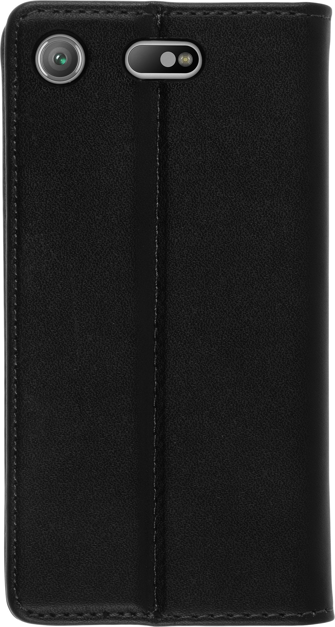 Kunst-Lederhülle für Sony Xperia XZ1 Compact - Book-Case schwarz – Ansicht 3