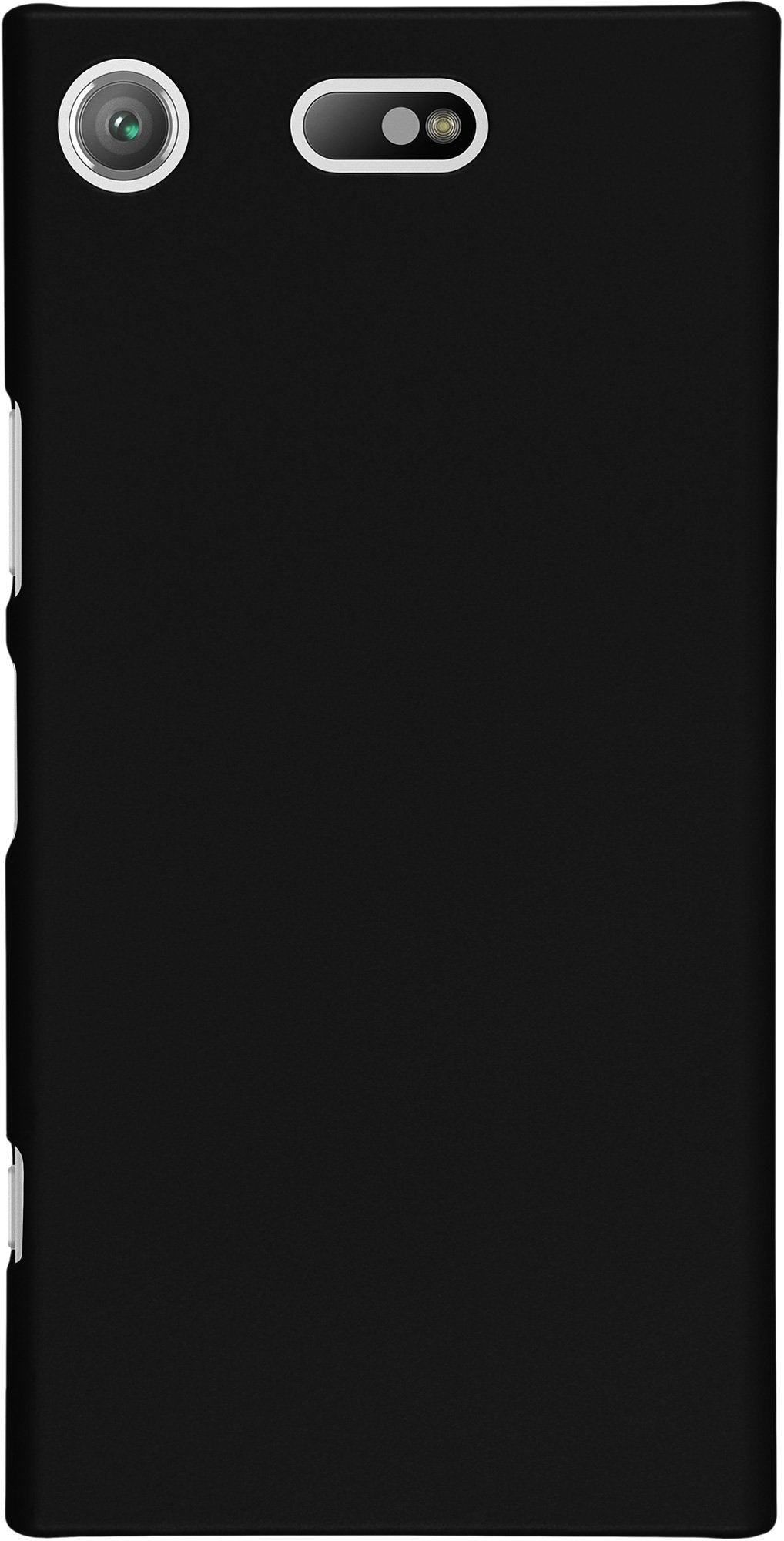 Case für Sony Xperia XZ1 Compact - Hülle schwarz gummiert Hard-case – Ansicht 3