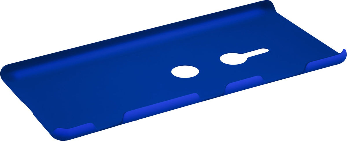 Case für Sony Xperia XZ3 - Hülle blau gummiert Hard-case – Ansicht 3