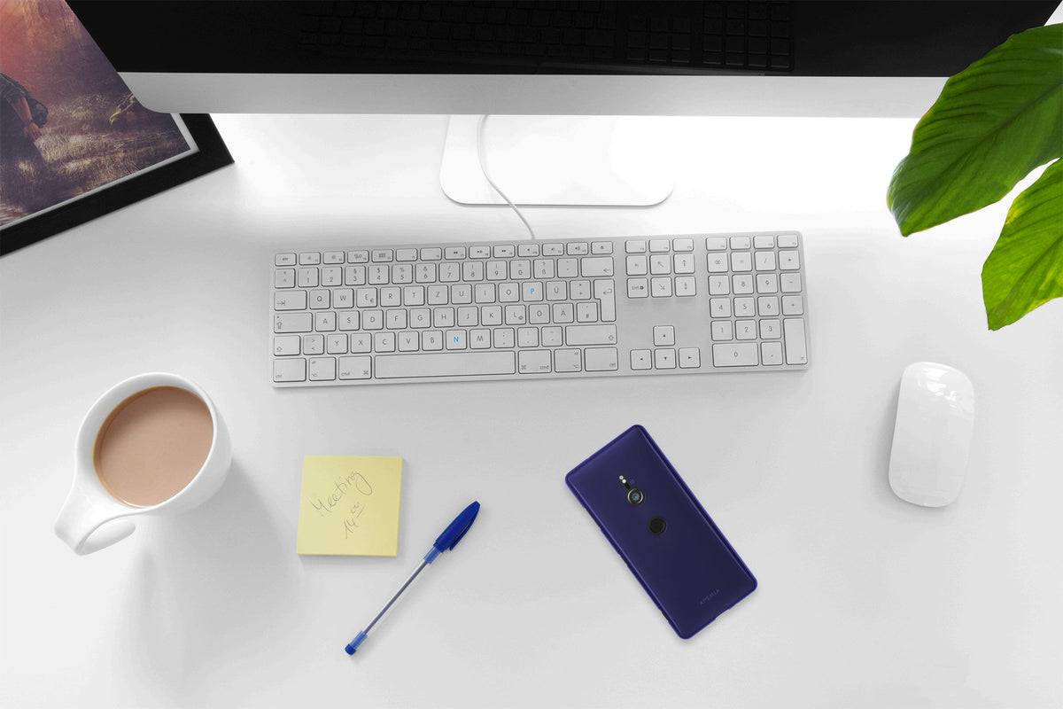 Case für Sony Xperia XZ3 - lila Silikon Hülle matt – Ansicht 4