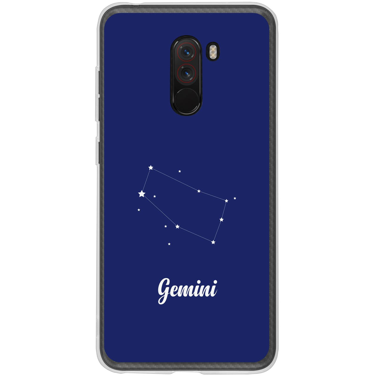 Case für Xiaomi Pocophone F1 Silikon-Hülle SternzeichenGemini M12 – Ansicht 2