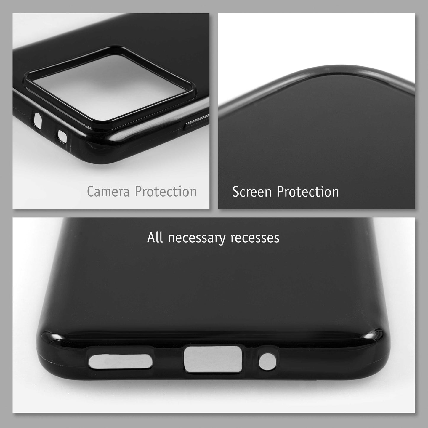 PhoneNatic Case kompatibel mit Xiaomi Redmi Note 13 – Transparent Silikon Hülle crystal-case Cover