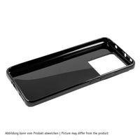 PhoneNatic Case kompatibel mit Xiaomi 14T – Schwarz Silikon Hülle crystal-case Cover