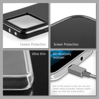PhoneNatic Case kompatibel mit Xiaomi 14T – Schwarz Silikon Hülle crystal-case Cover