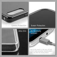 PhoneNatic Case kompatibel mit Sony Xperia 10 V – Schwarz Silikon Hülle crystal-case Cover