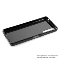 PhoneNatic Case kompatibel mit Sony Xperia 10 V – Schwarz Silikon Hülle crystal-case Cover