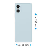 PhoneNatic Case kompatibel mit Sony Xperia 10 VI – Transparent Silikon Hülle crystal-case Cover