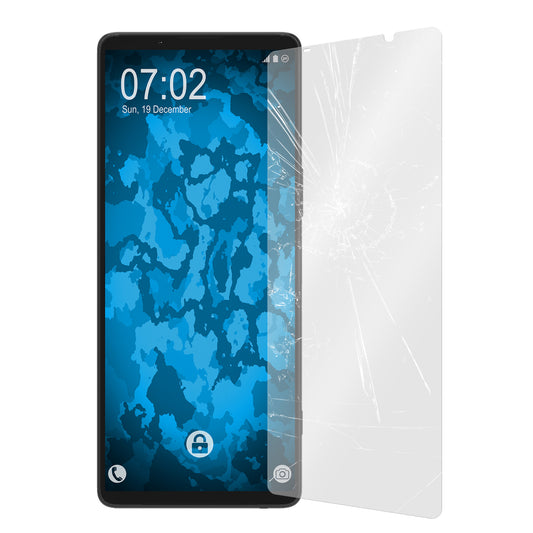 2x Glas-Folie klar für Sony Xperia 1V – Panzerglas für Sony Xperia 1V
