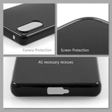 PhoneNatic Case kompatibel mit Sony Xperia 5 V – Transparent Silikon Hülle crystal-case Cover