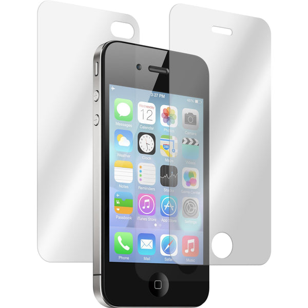 1 x Apple iPhone 4S Glas-Displayschutzfolie klar Fullbody