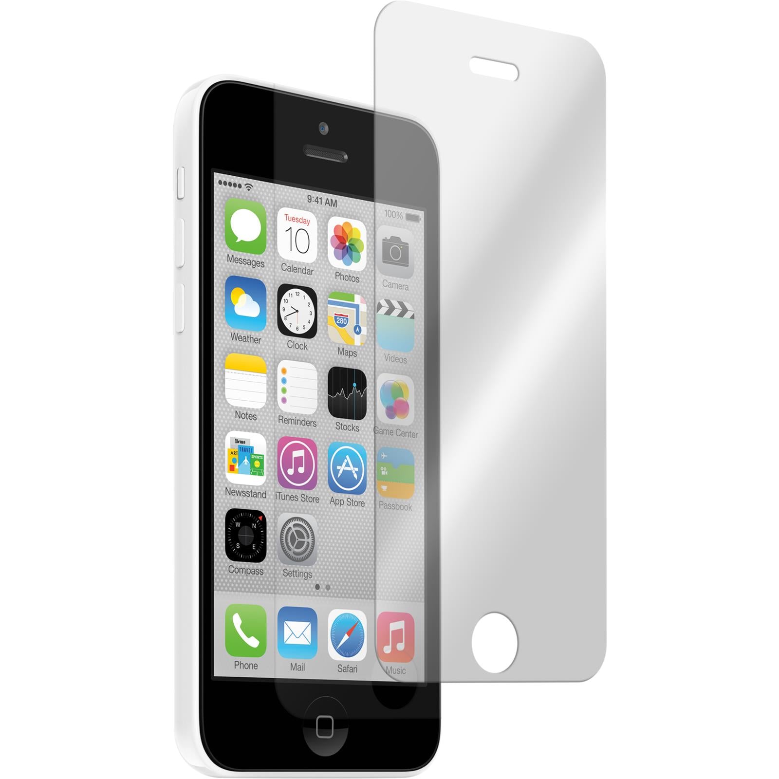 1 x Apple iPhone 5c Glas-Displayschutzfolie klar
