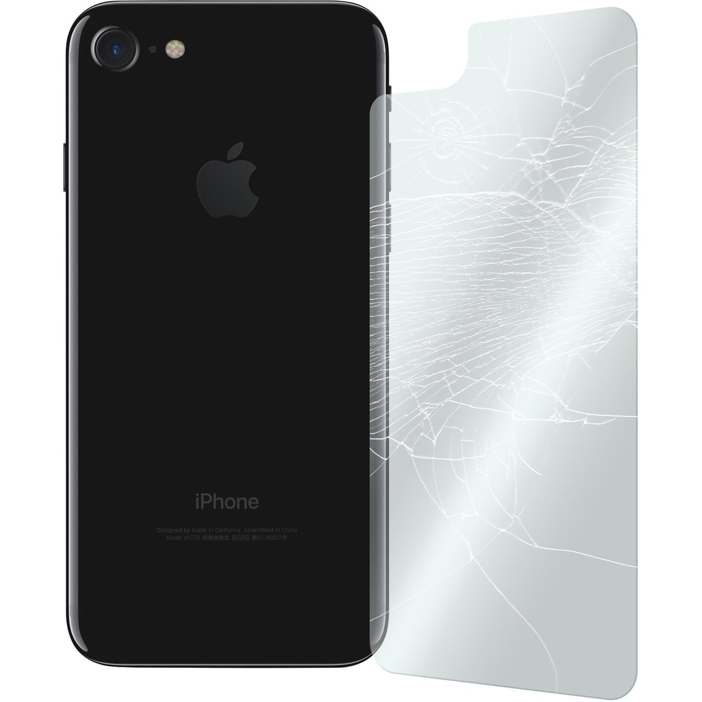 1 x Apple iPhone 7 / 8 / SE 2020 Glas-Displayschutzfolie Rüc