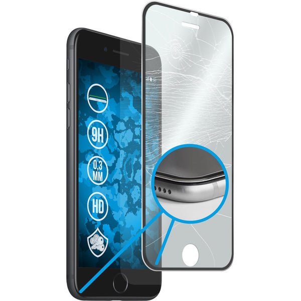1 x Apple iPhone 7 Plus / 8 Plus Glas-Displayschutzfolie kla