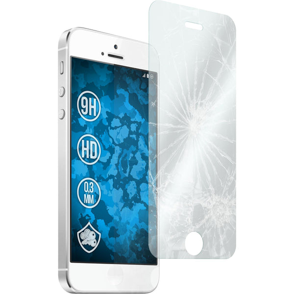 3 x Apple iPhone SE 2016 (1.Gen) Glas-Displayschutzfolie kla