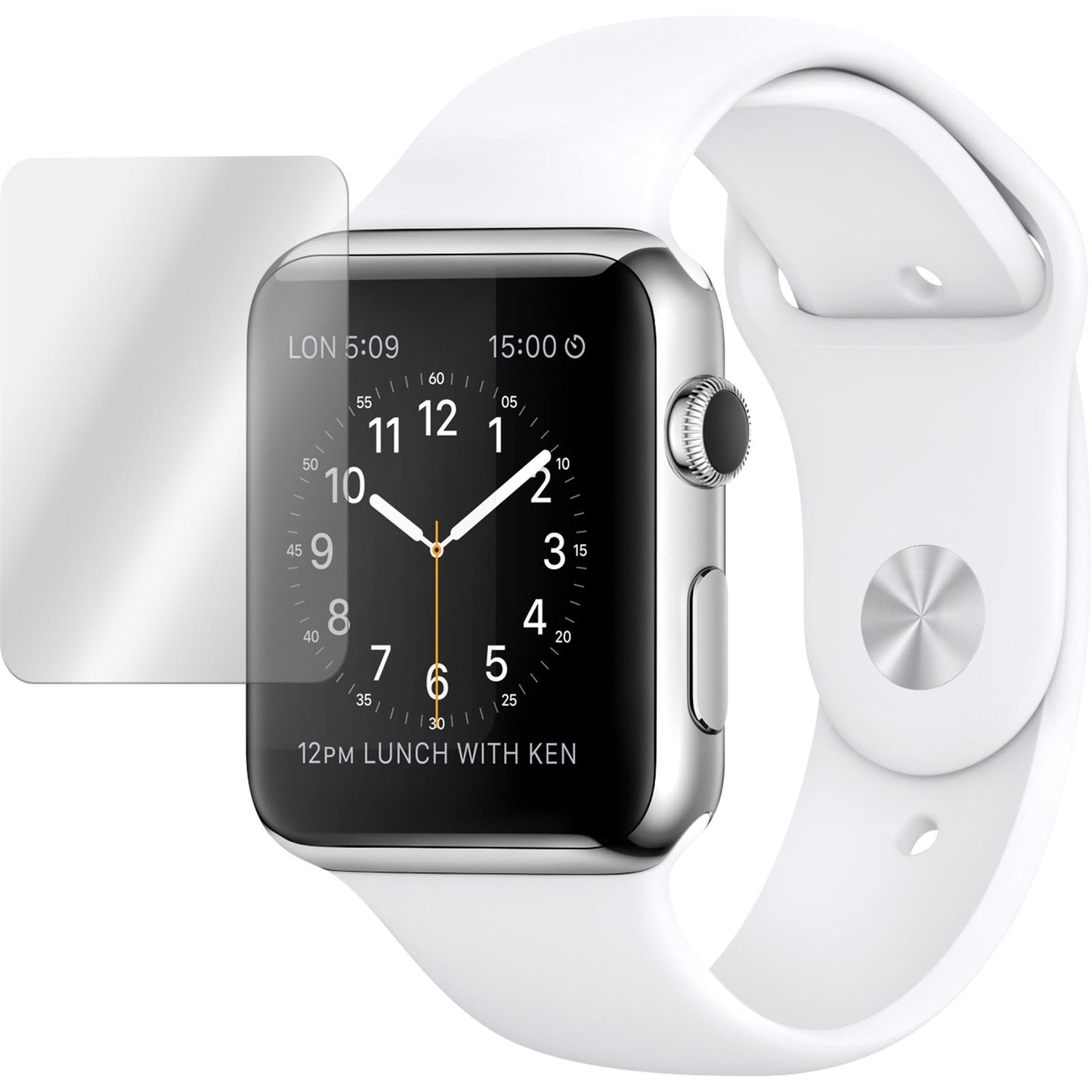 1 x Apple Watch Series 2 42mm Glas-Displayschutzfolie klar