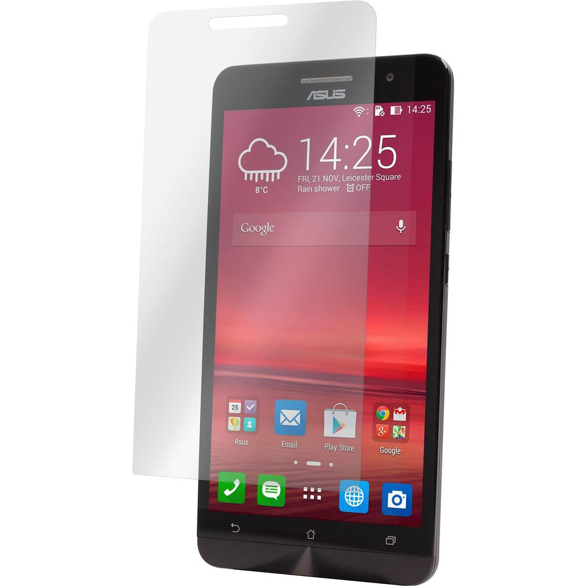 1 x Asus Zenfone 6 Glas-Displayschutzfolie klar