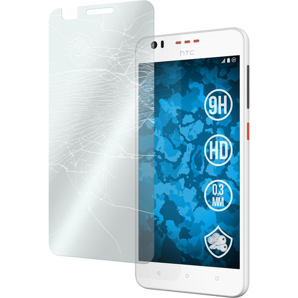 3 x HTC Desire 825 Glas-Displayschutzfolie klar