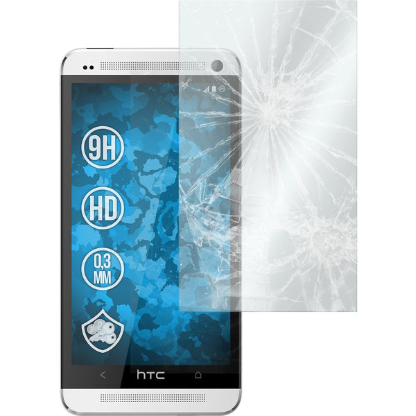 1 x HTC One Glas-Displayschutzfolie klar