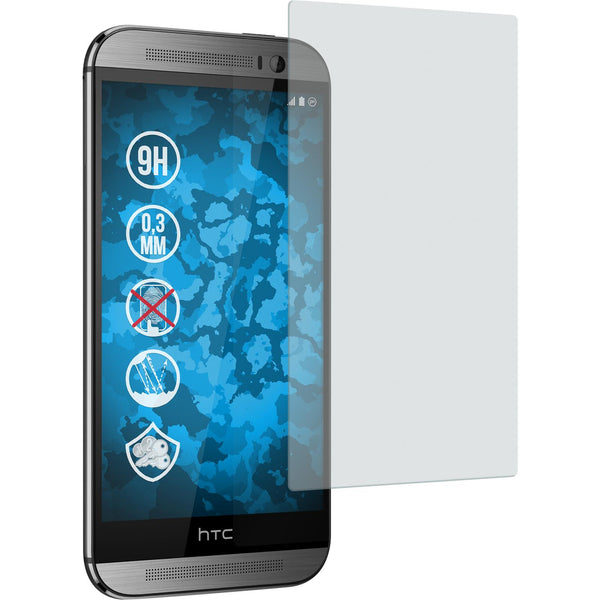 1 x HTC One M8 Glas-Displayschutzfolie matt