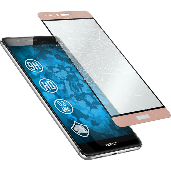 1 x Huawei Honor V8 Glas-Displayschutzfolie klar full-screen