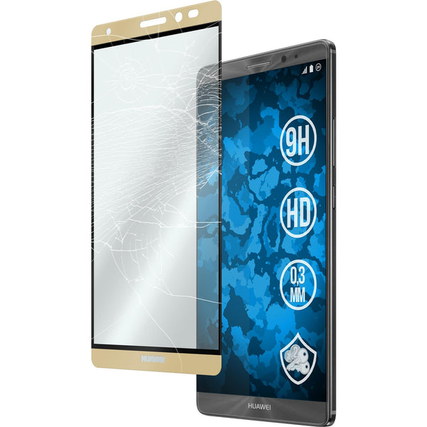 1 x Huawei Mate 8 Glas-Displayschutzfolie klar full-screen g