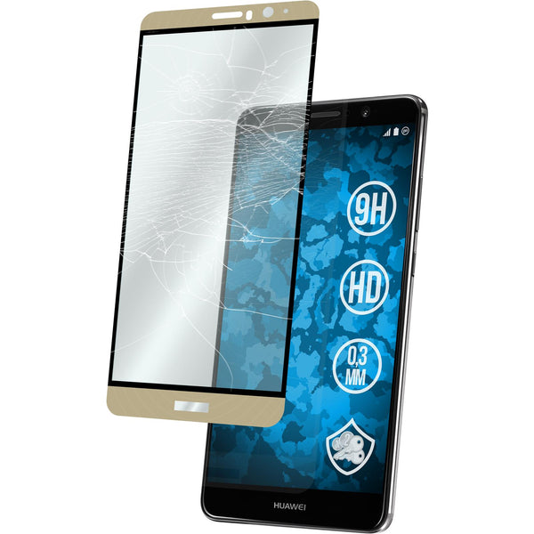 1 x Huawei Mate 9 Glas-Displayschutzfolie klar full-screen g