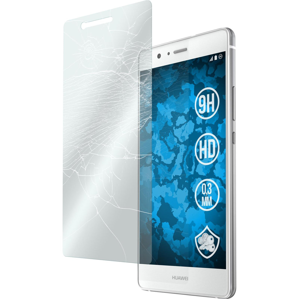 1 x Huawei P9 Lite Glas-Displayschutzfolie klar