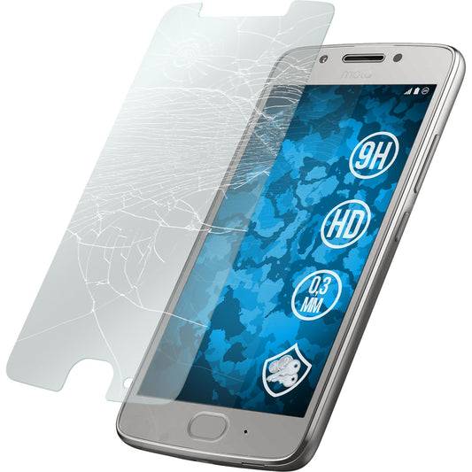 1 x Lenovo Moto G5 Glas-Displayschutzfolie klar