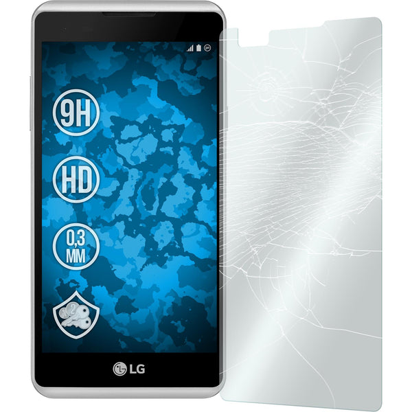 3 x LG X Skin Glas-Displayschutzfolie klar
