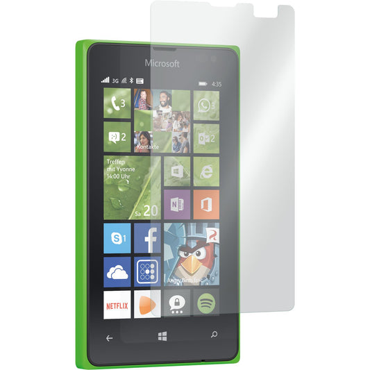1 x Microsoft Lumia 435 Glas-Displayschutzfolie klar
